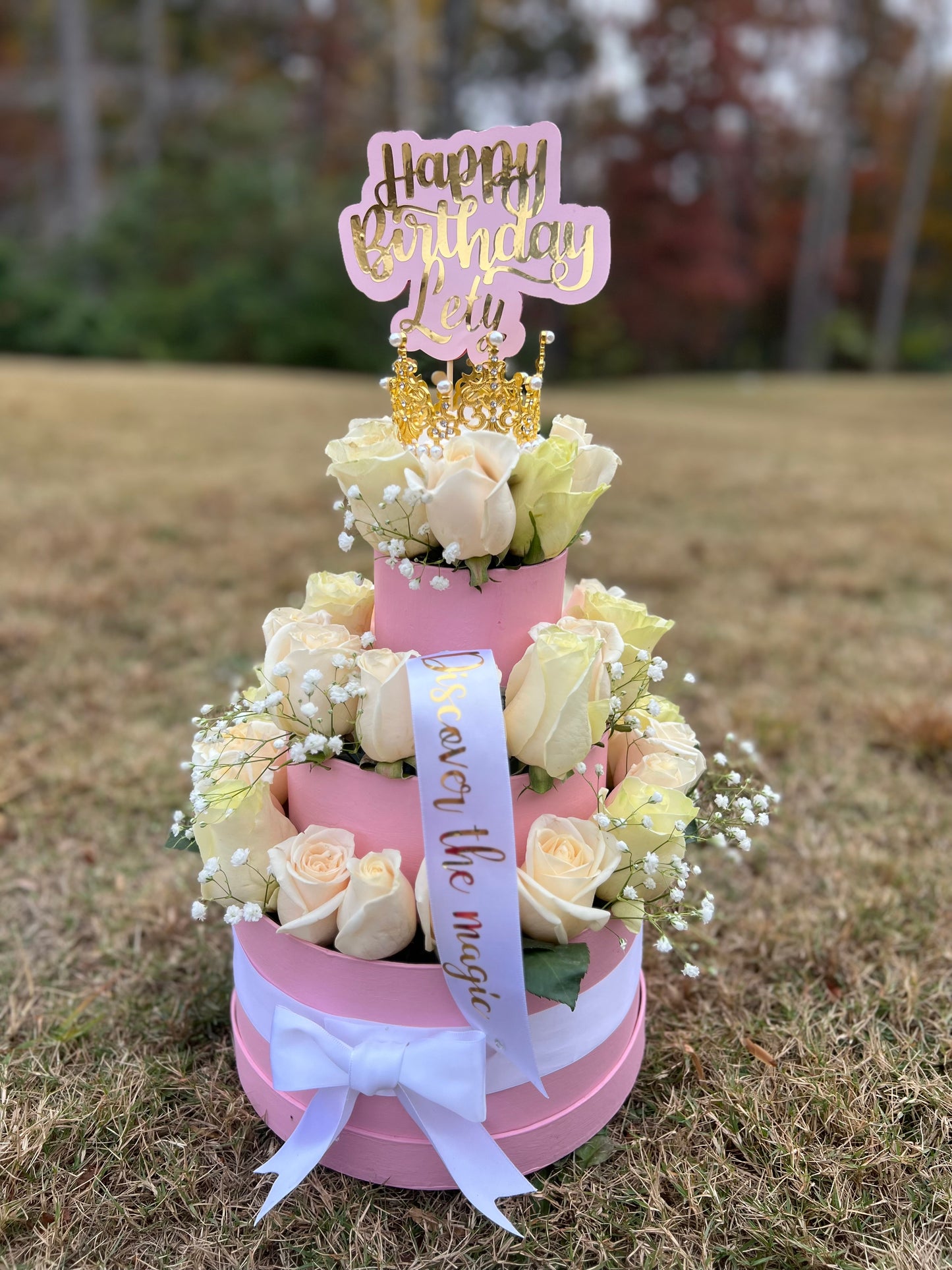 Flower Cake Box